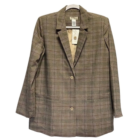 L*Space Nadia blazer Plaid About You NEW - Picture 2 of 10